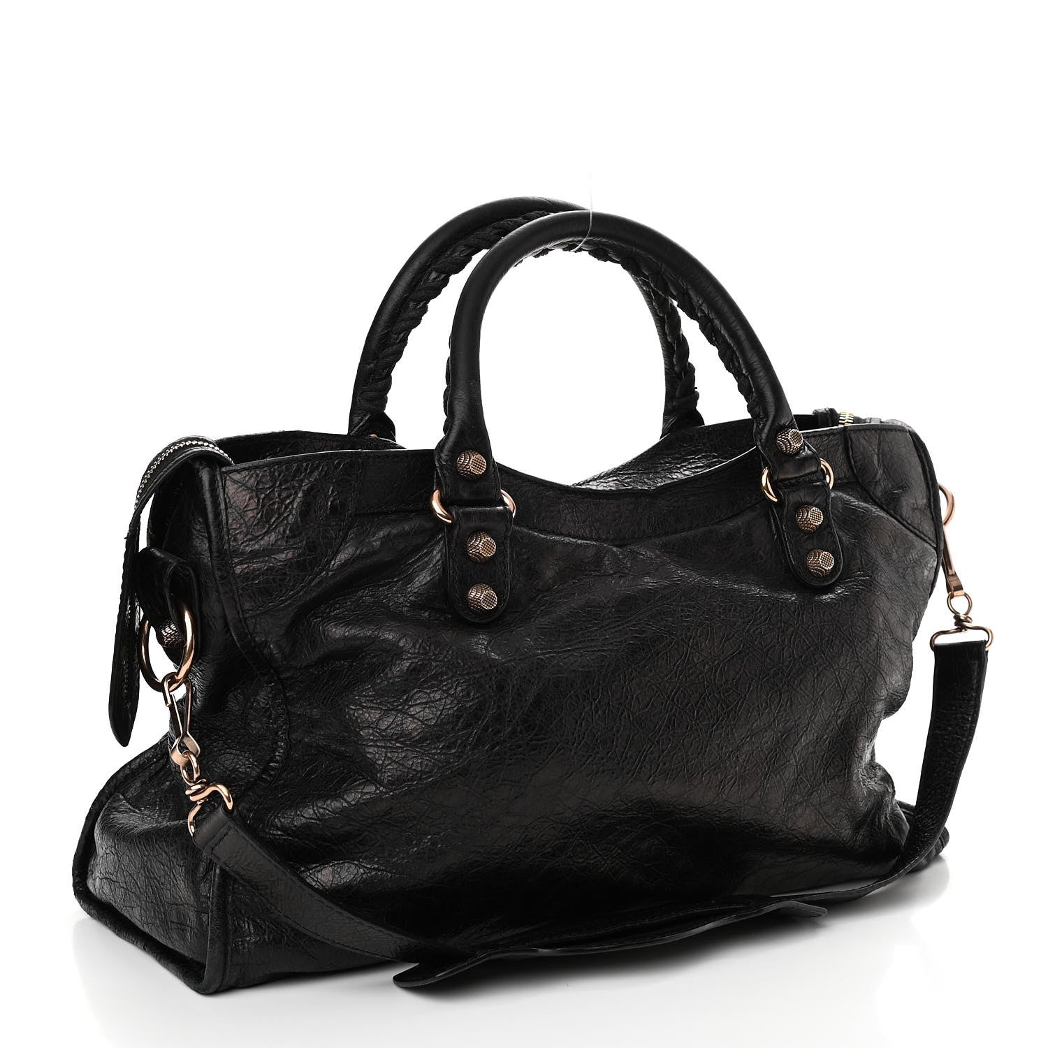 Balenciaga Agneau Giant 12 Rose Gold Hardware City Black 2 of 14