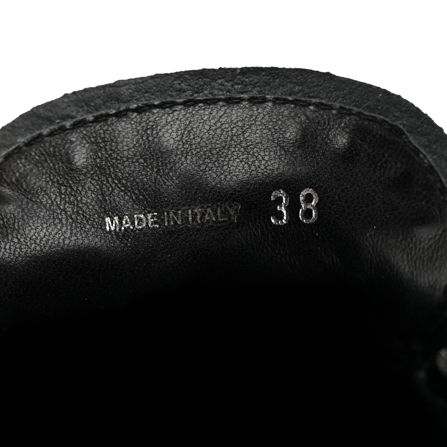 Prada Naplak Metal Triangle Logo Loafers 38 Black 8 of 9