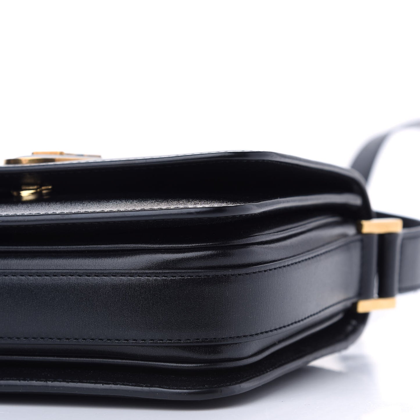 Calfskin Le 61 Shoulder Bag Black