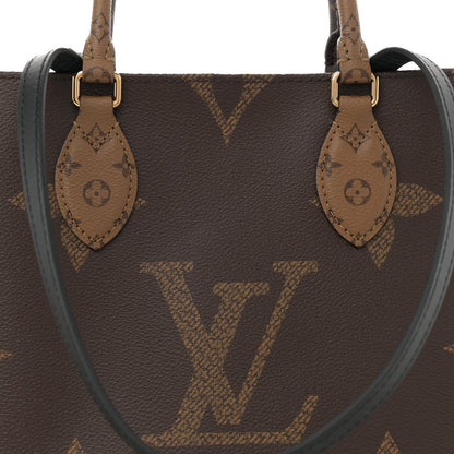 Louis Vuitton Reverse Monogram Giant Onthego MM 7 of 9