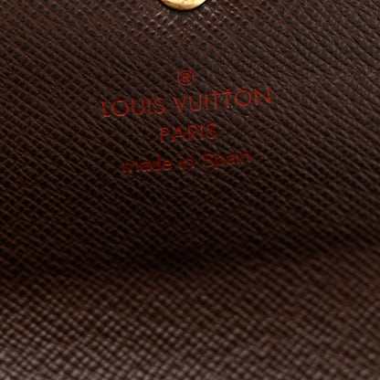 Louis Vuitton Damier Ebene Sarah Wallet 6 of 11