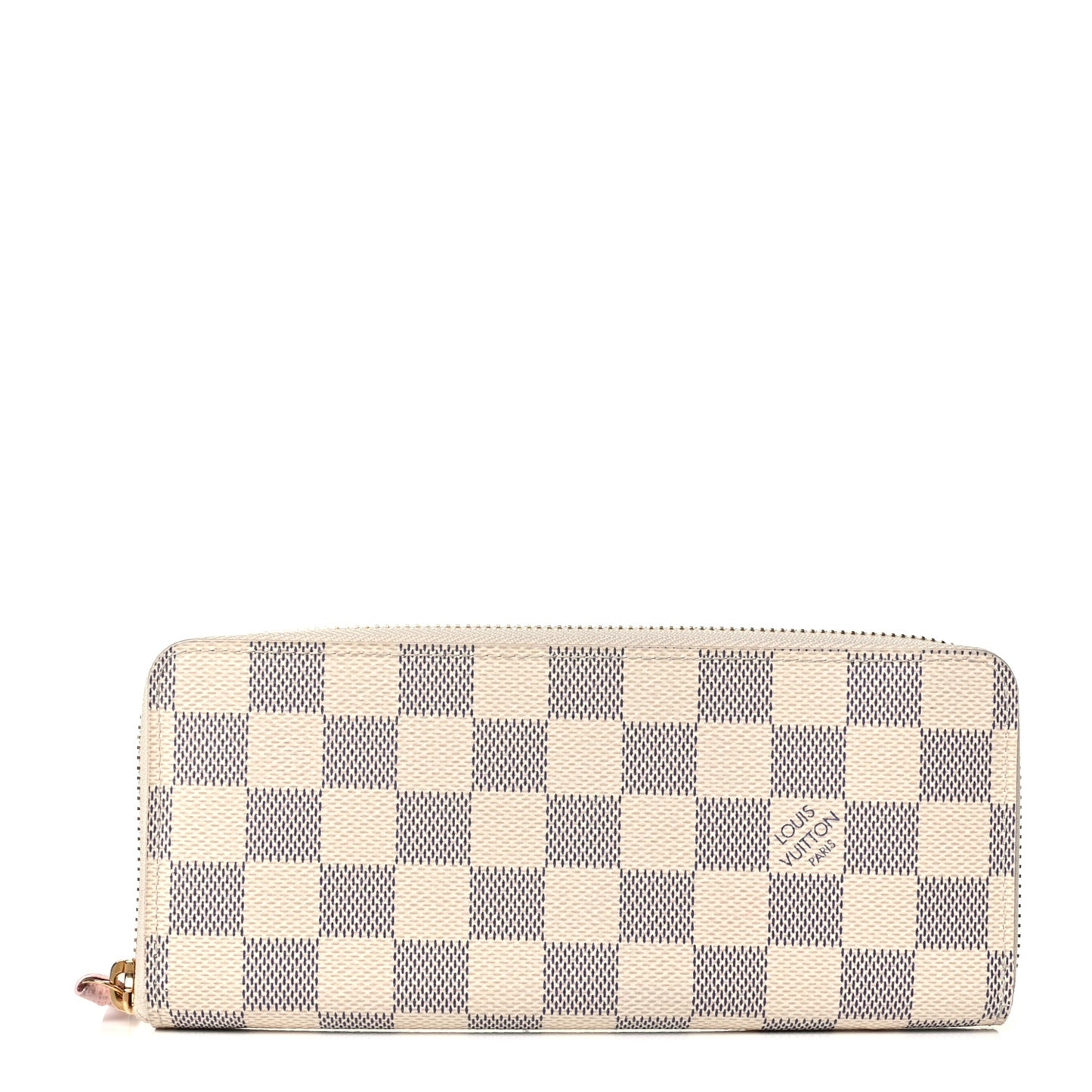 Damier Azur Clemence Wallet Rose Ballerine
