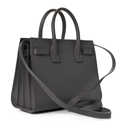 Saint Laurent Grained Calfskin Baby Sac De Jour Fog 2 of 10