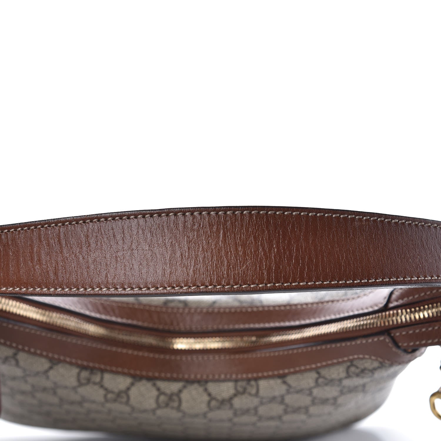Gucci GG Supreme Monogram Linea A Hobo Brown 11 of 12