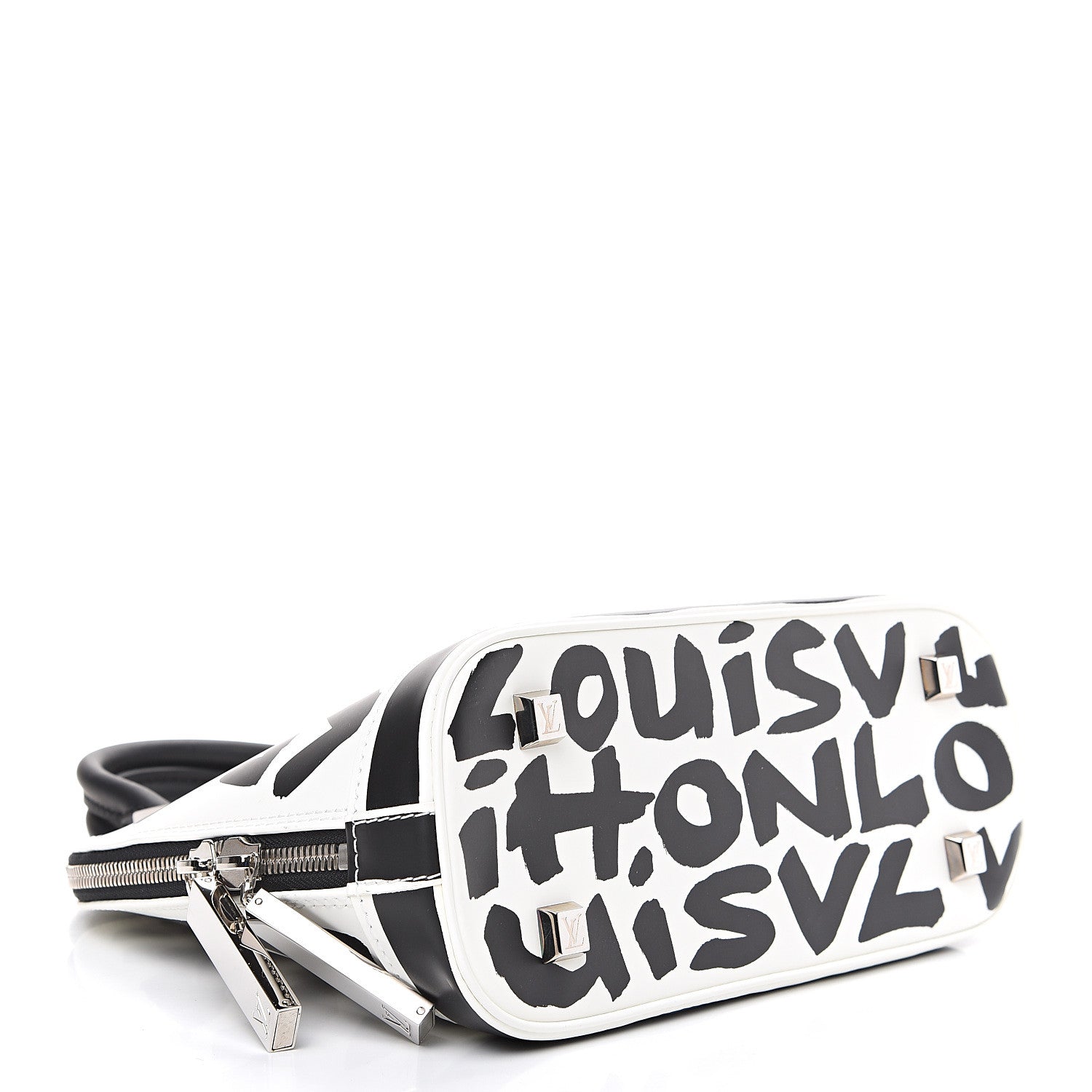 Louis Vuitton Graffiti Alma MM Black 3 of 7