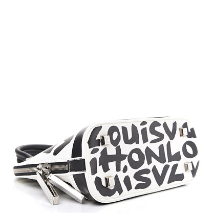 Louis Vuitton Graffiti Alma MM Black 3 of 7