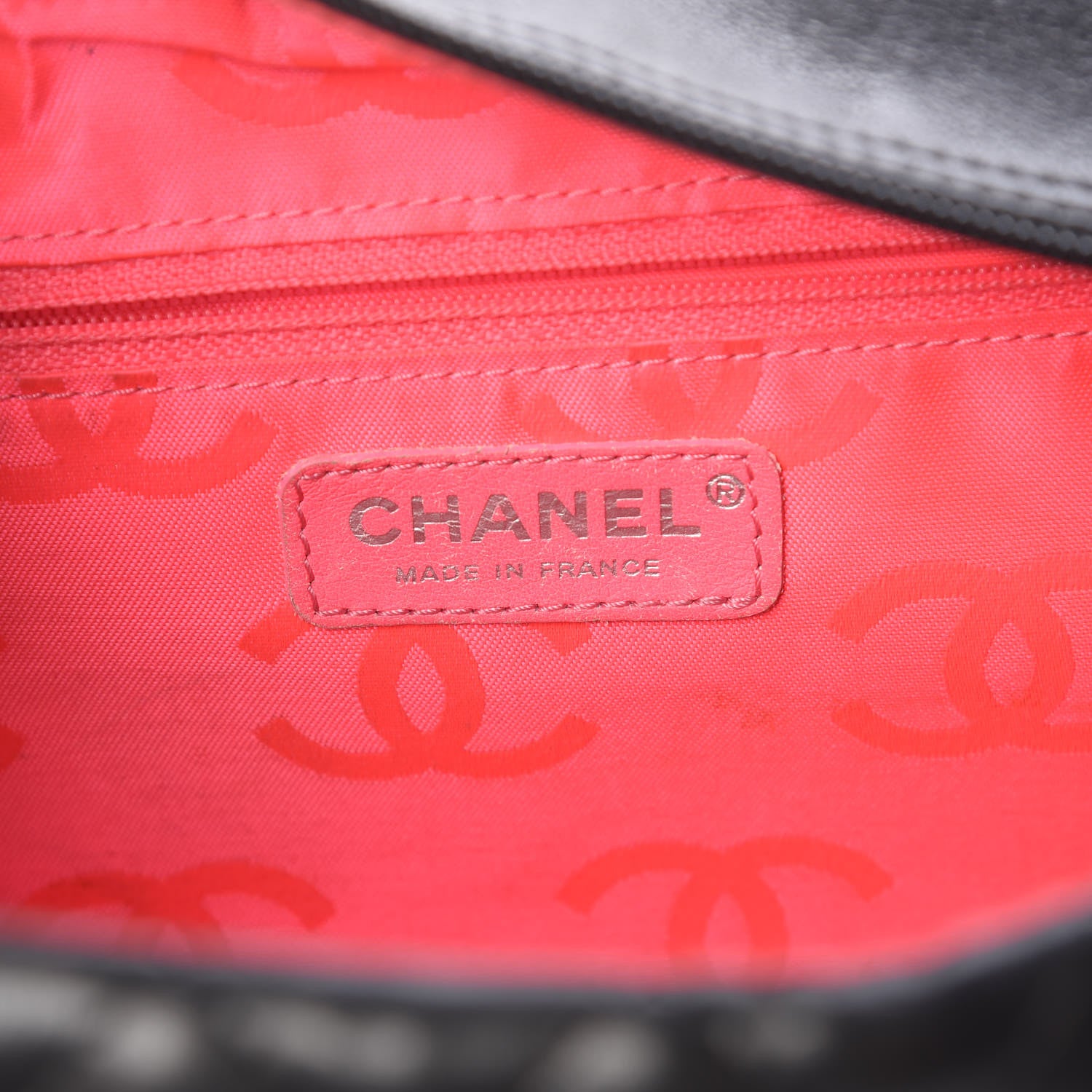 Chanel Calfskin Quilted Large Cambon Bowler Black 6 of 11