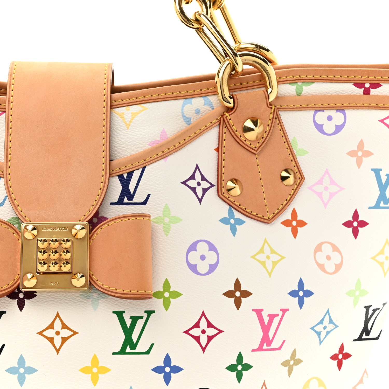 Louis Vuitton Monogram Multicolor Annie GM White 7 of 11