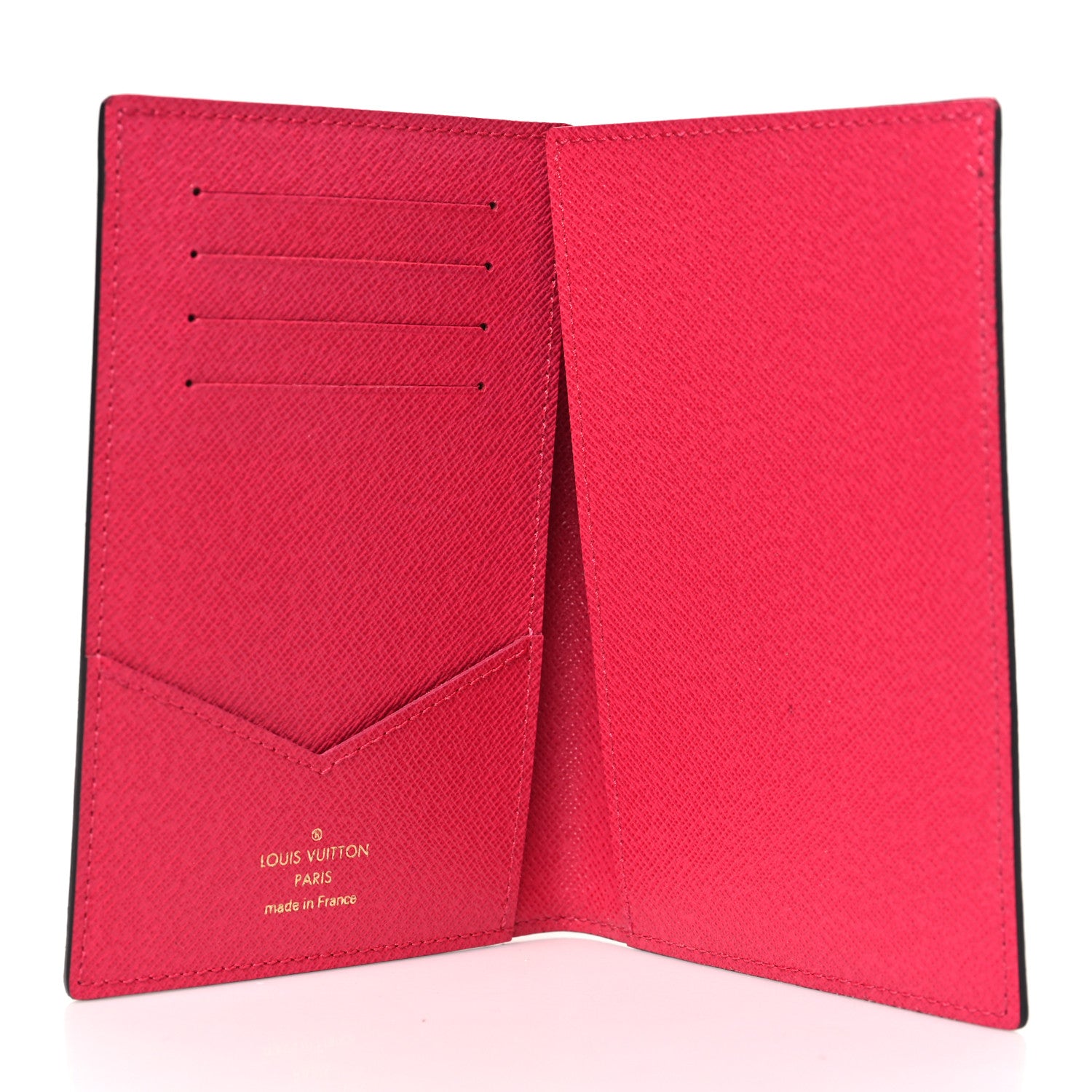 Louis Vuitton Monogram My LV Heritage Passport Cover Fuchsia Black 5 of 8