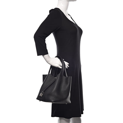 Hermes Taurillon Clemence Picotin Lock 22 MM Black 2 of 11