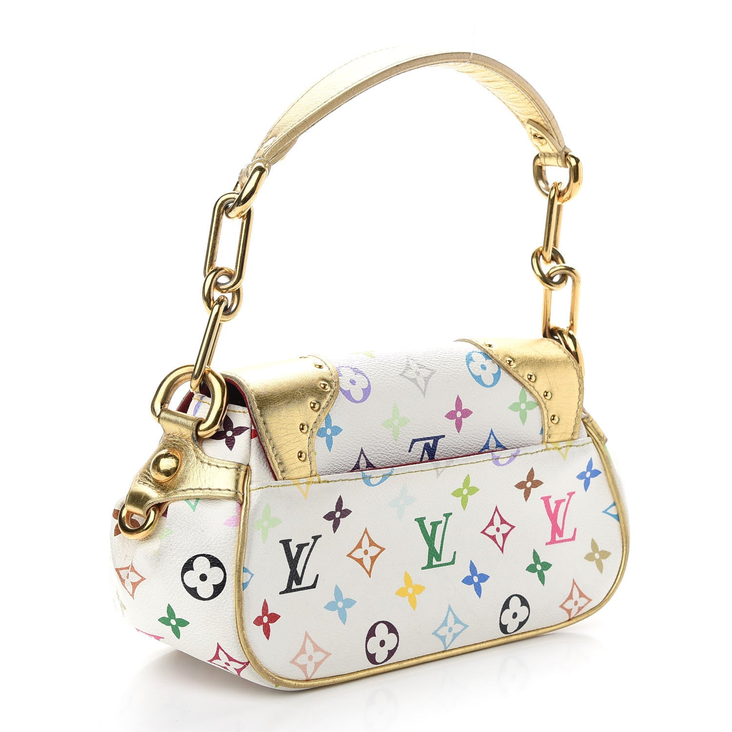 Louis Vuitton Monogram Multicolor Marilyn White Gold 3 of 8