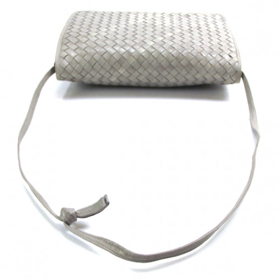 Bottega Veneta Vintage Woven Shoulder Bag Gray 6 of 9