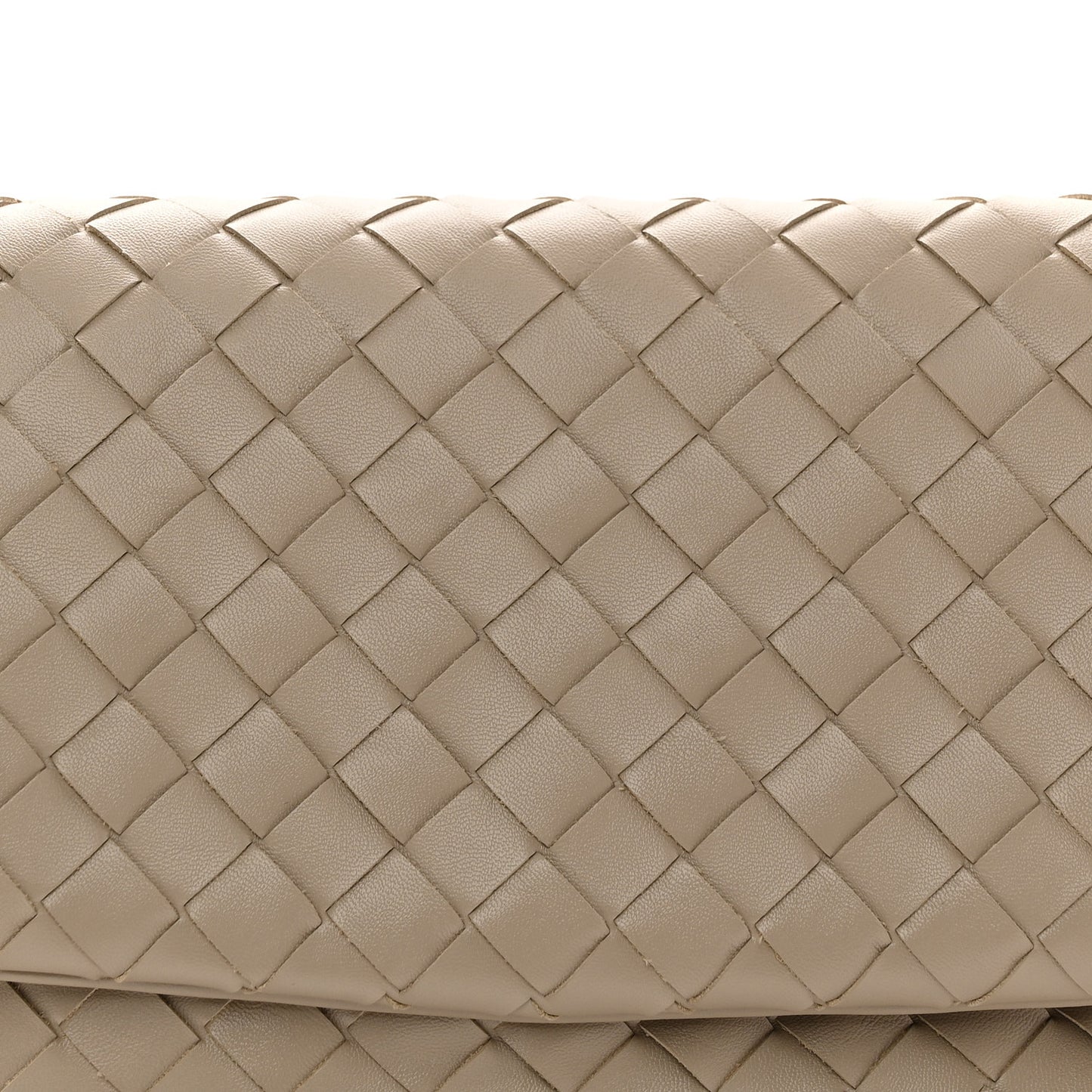 Calfskin Intrecciato Giorno Ecru