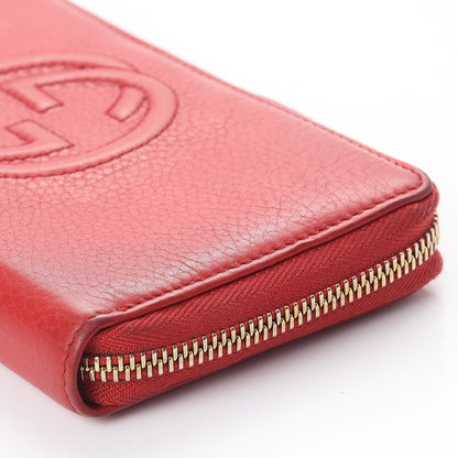 Gucci Pebbled Calfskin Soho Zip Around Wallet Red 11 of 11