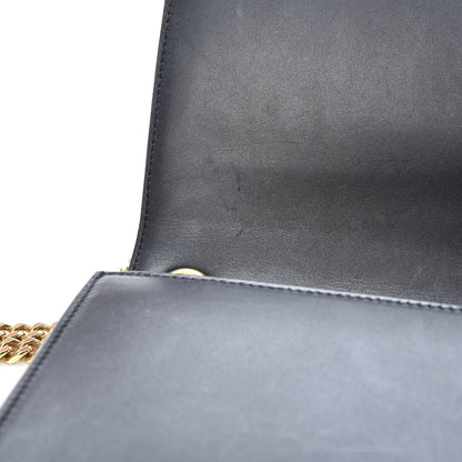 Saint Laurent Smooth Calfskin Medium Classic Monogram Kate Tassel Satchel Black 15 of 19