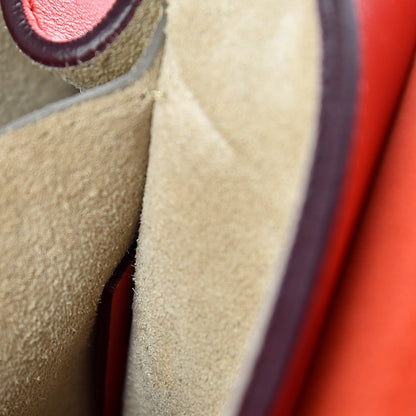 Chloe Lambskin Suede Calfskin Mini Drew Shoulder Bag Red 8 of 10