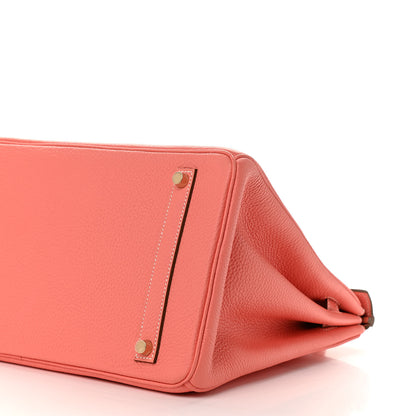 Hermes Taurillon Clemence Birkin 35 Crevette 9 of 9