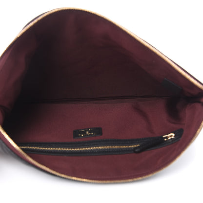 Chanel Caviar Quilted Large Cosmetic Case Black 5 of 10