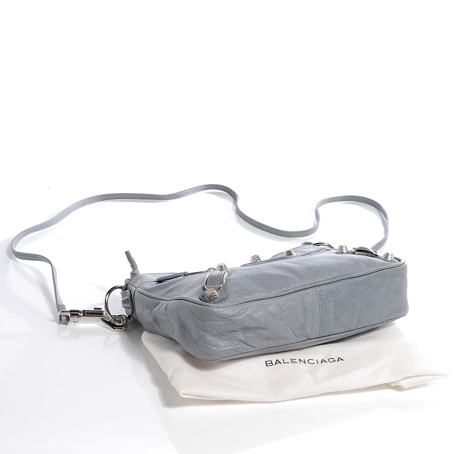 Agneau Giant 12 Silver Hardware Hip Ardoise