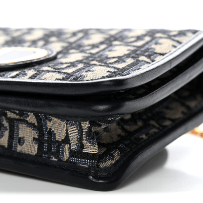 Christian Dior Oblique 30 Montaigne 2-In-1 Pouch Blue 9 of 11
