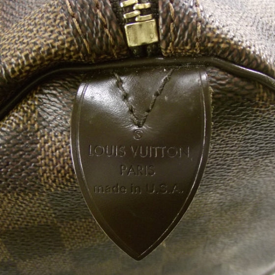 Louis Vuitton Damier Ebene Speedy 35 7 of 9