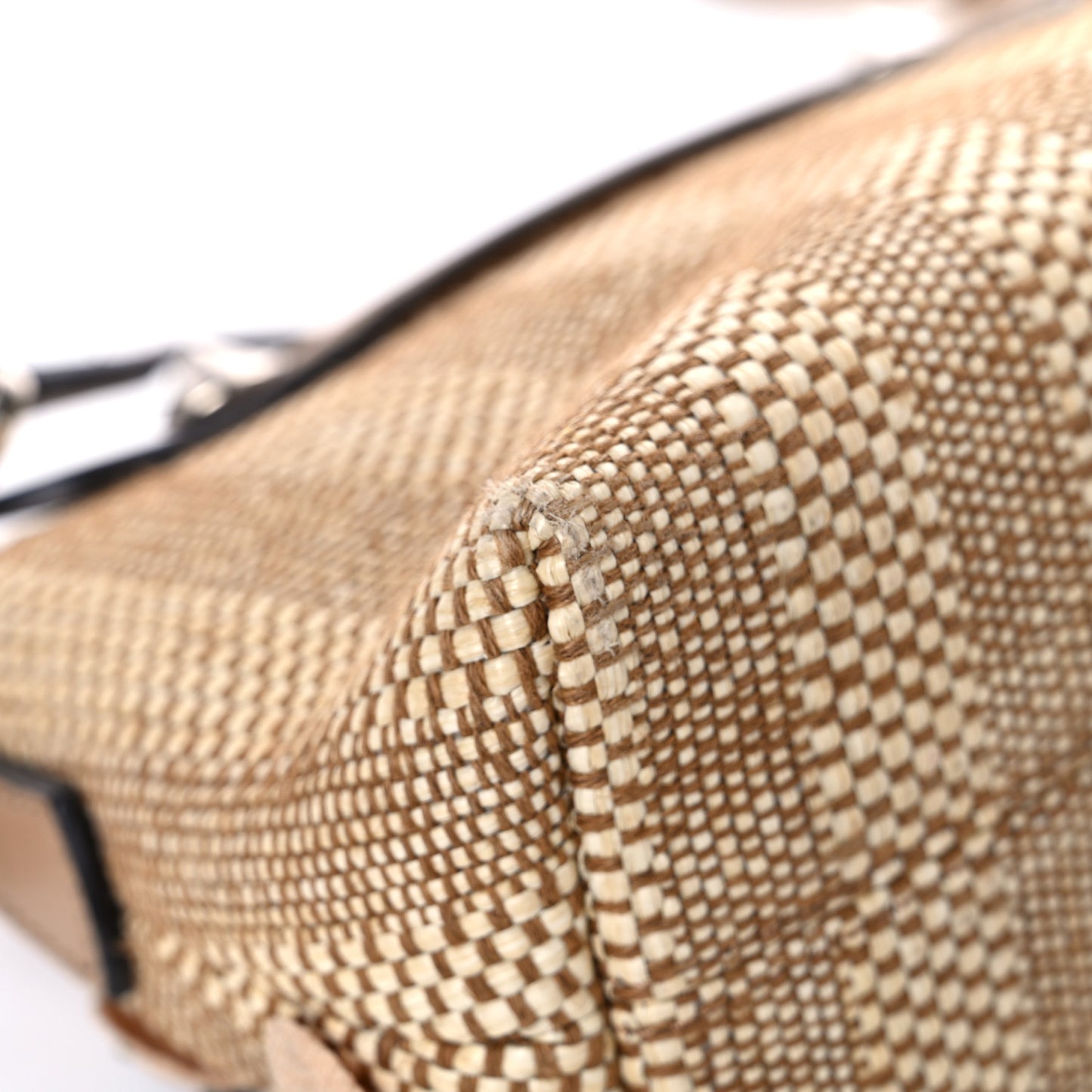 Paglia Vitello Dolce Flowerland Studded Striped Mini By The Way Boston Bag Natural Cuoio Multicolor