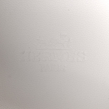 Hermes Nappa Suede Goatskin Womens Jet Sneakers 40.5 White 9 of 11