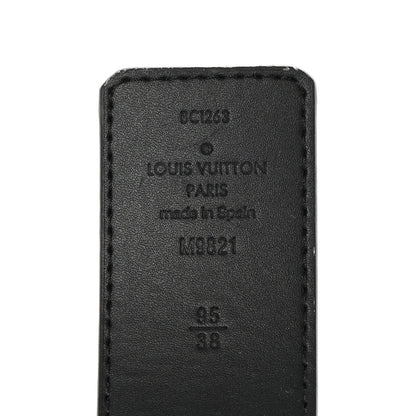 Louis Vuitton Calfskin Monogram 40mm LV Initiales Reversible Belt 95/38 Black 3 of 8