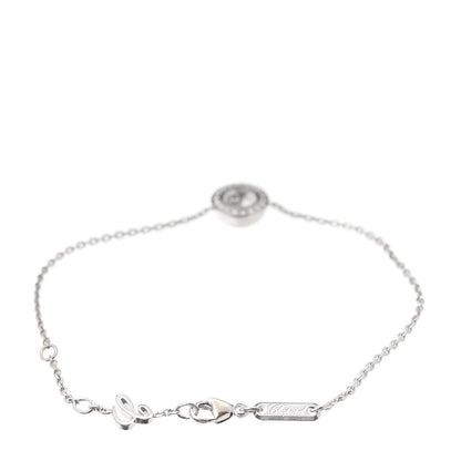 Chopard 18K White Gold Happy Diamonds Icons Chain Bracelet 3 of 6