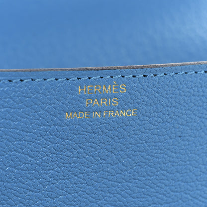 Hermes Evercolor Roulis Slim Wallet Bleu Frida 7 of 9