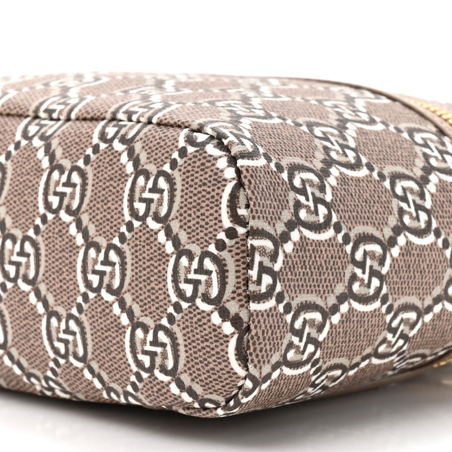 Gucci GG Shadow Supreme Canvas Mini Crossbody Bag Taupe 9 of 10
