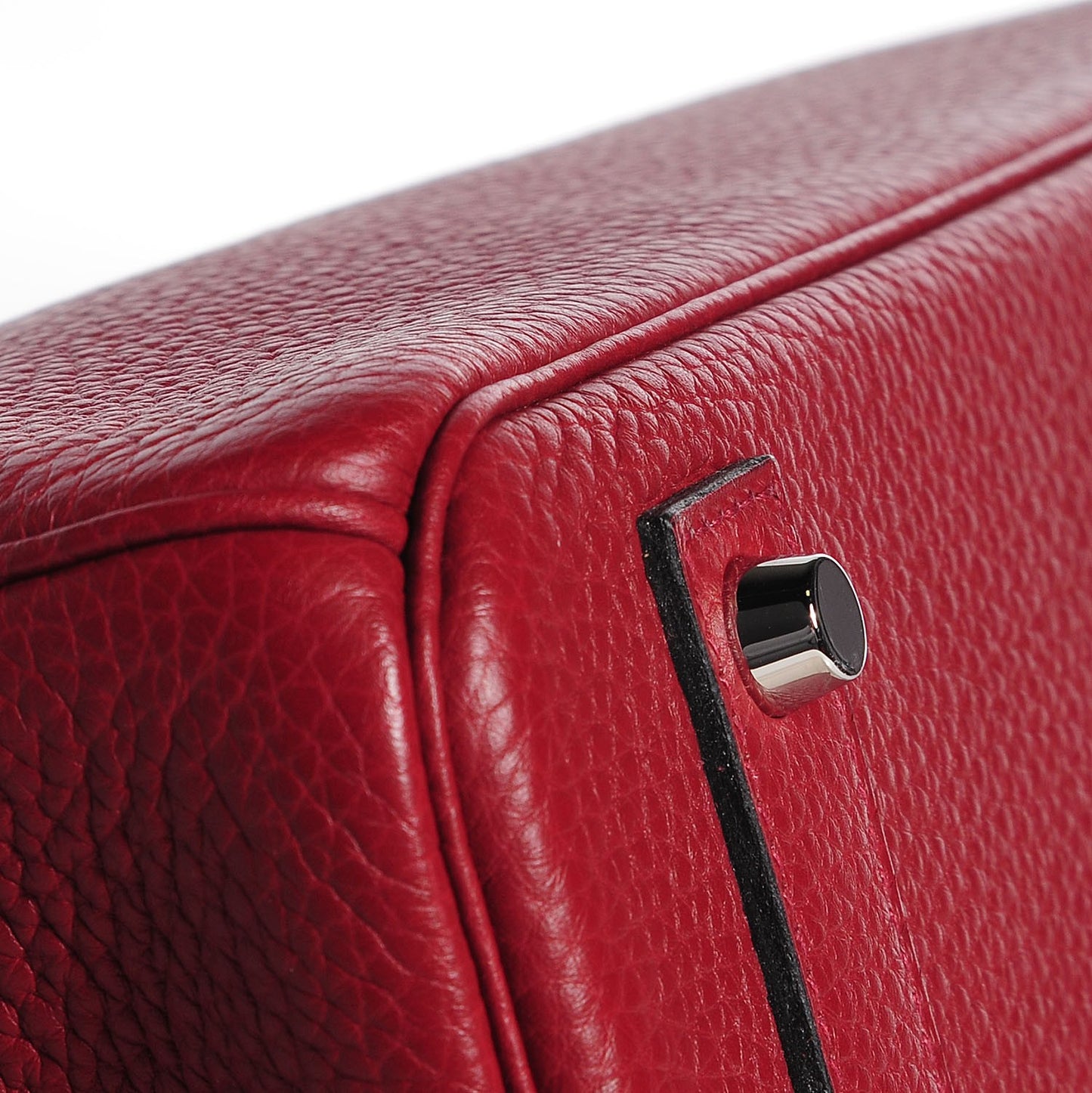 Taurillon Clemence Birkin 40 Rouge Garance