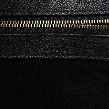 Celine Soft Grained Calfskin Small Belt Cabas Phantom Black 6 of 14