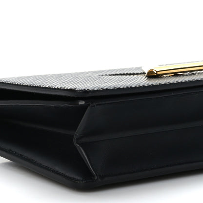 Louis Vuitton Epi Twist Belt Chain Wallet Black 7 of 8