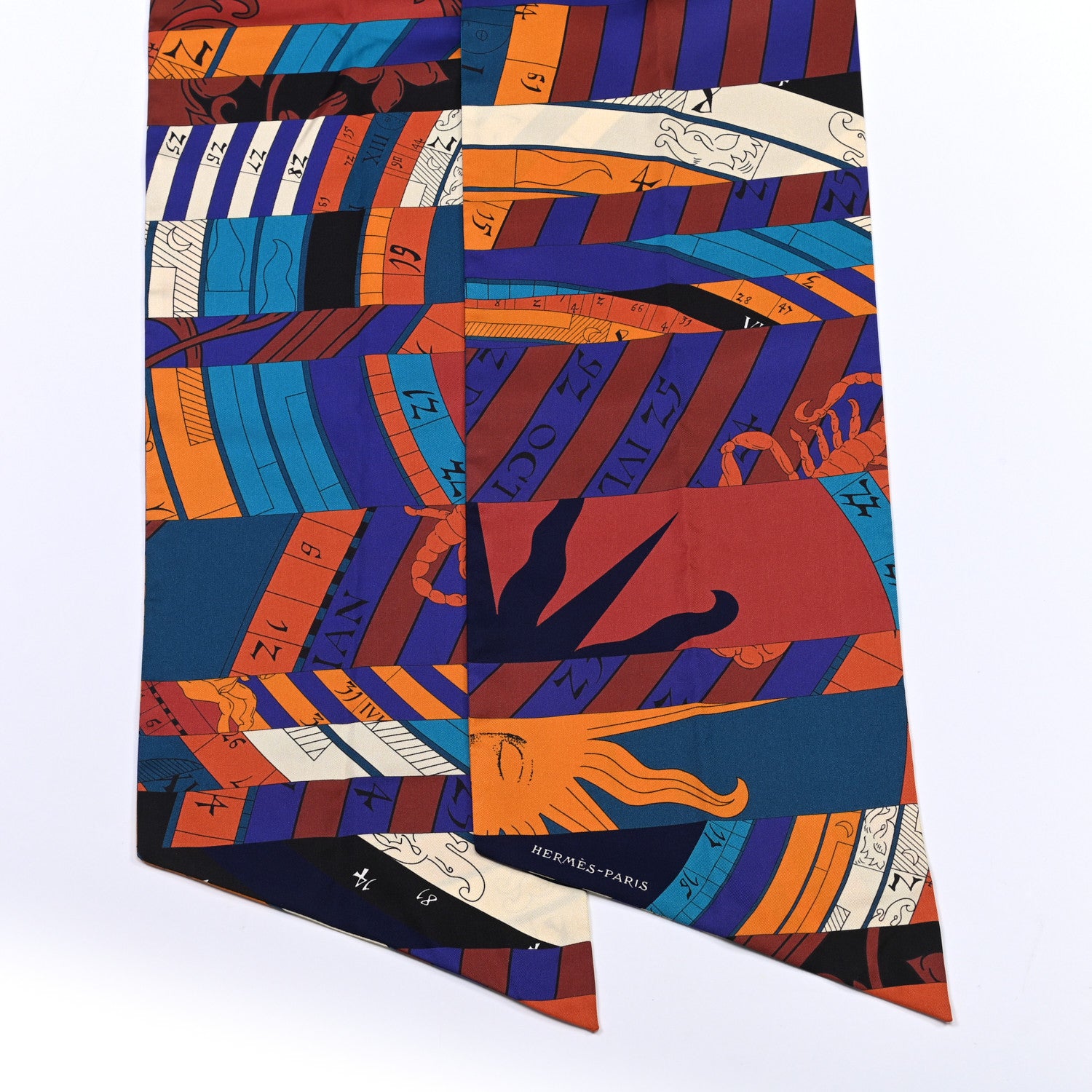Hermes Silk Astrologie Nouvelle Maxi Twilly 2 of 4