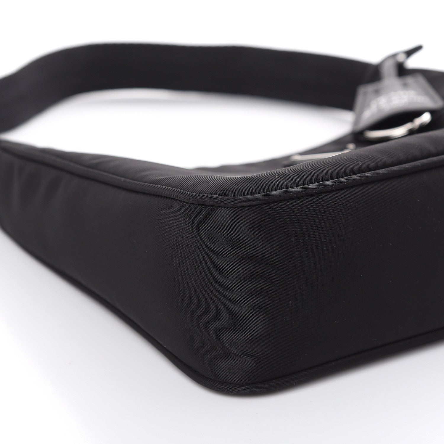 Prada Tessuto Nylon Mini Re-Edition 2000 Bag Black 8 of 11