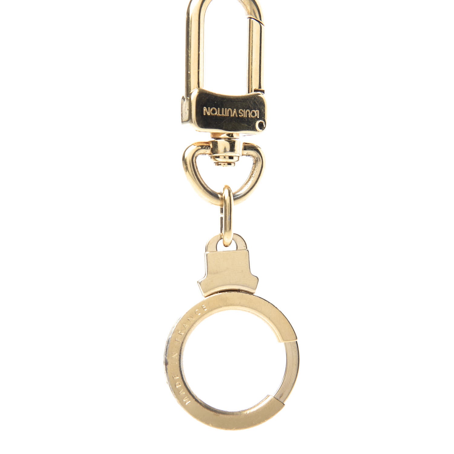 Louis Vuitton Pochette Extender Key Ring Gold 3 of 3