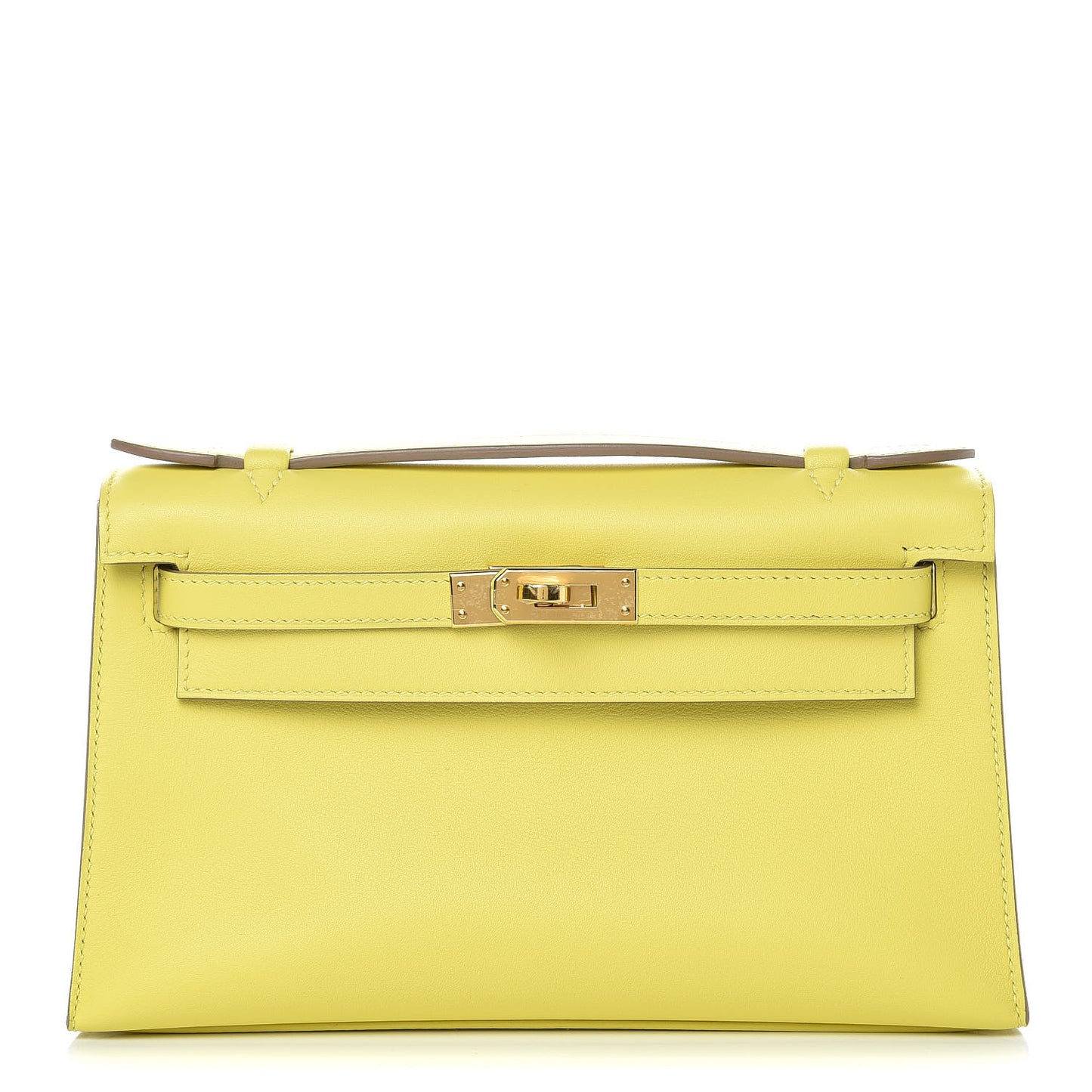 Swift Kelly Pochette Clutch Lime