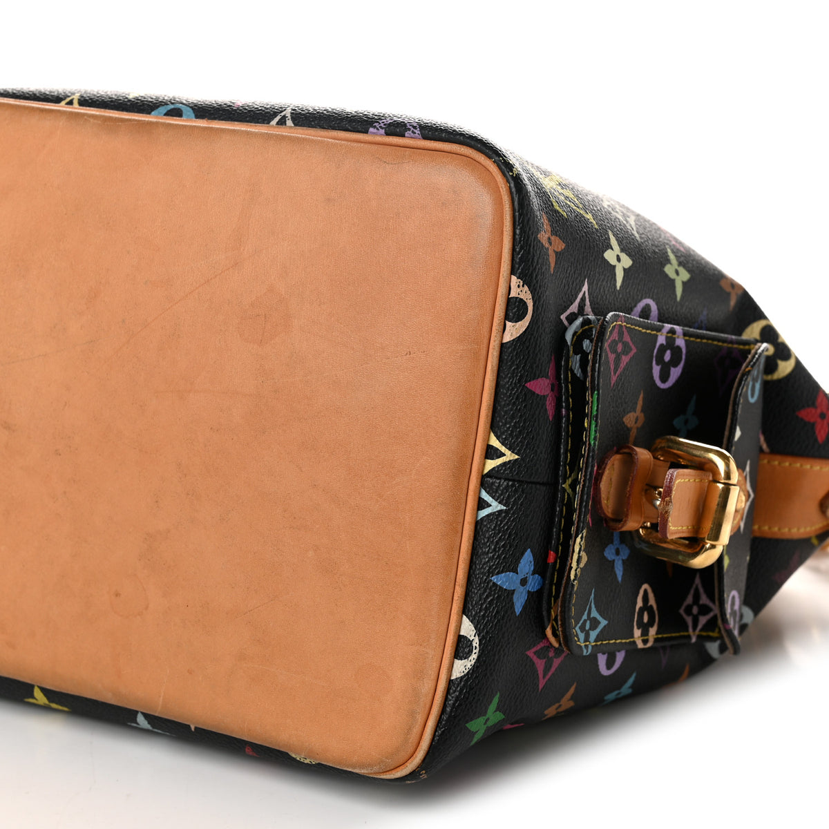 Louis Vuitton Monogram Multicolor Petit Noe Black 9 of 10