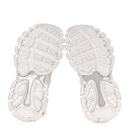 Balenciaga Rubber Neoprene Bi-Color Womens Track Sandals 37 White Fluo Pink 5 of 8