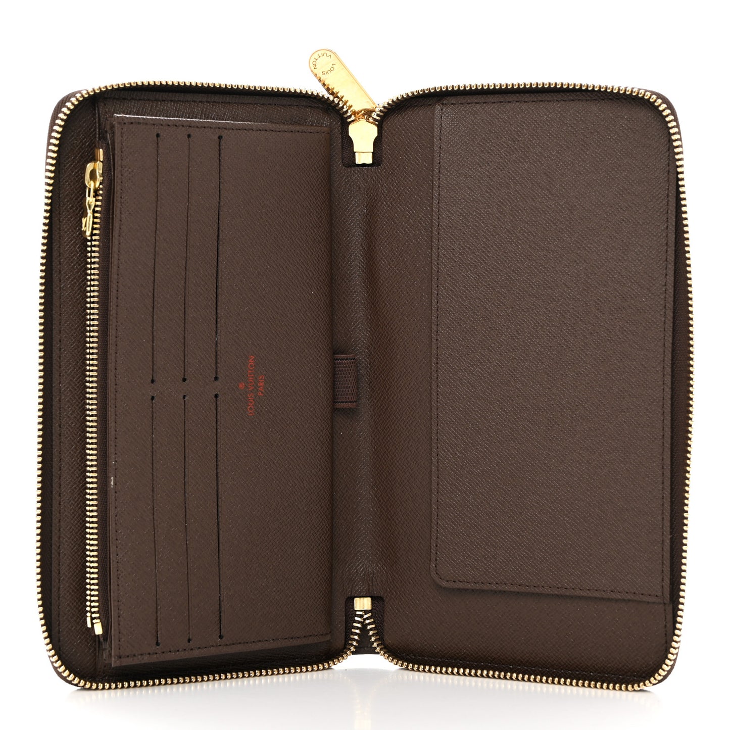 Damier Ebene Zippy Organizer Wallet