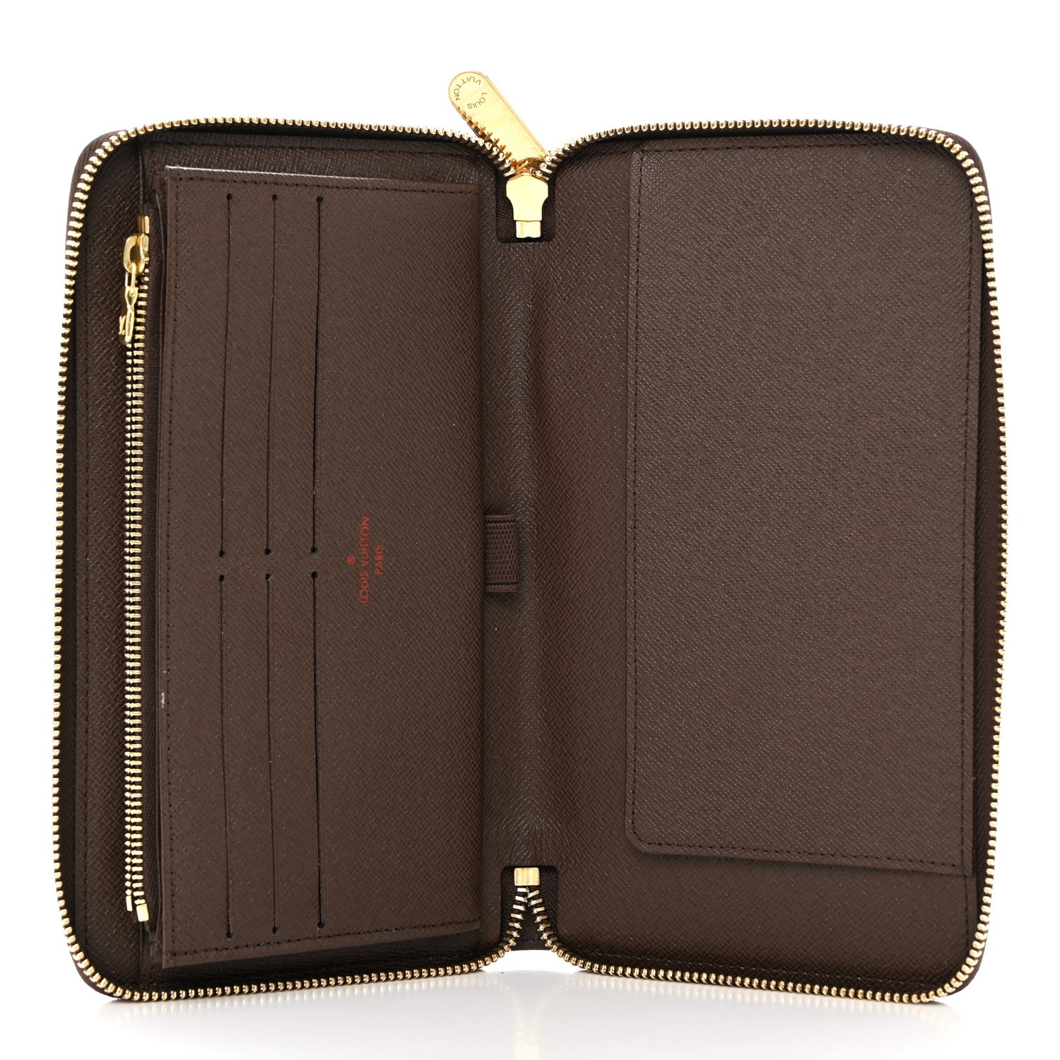 Louis Vuitton Damier Ebene Zippy Organizer Wallet 5 of 7