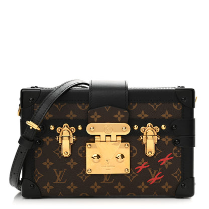 Louis Vuitton Monogram Petite Malle Black 1 of 10