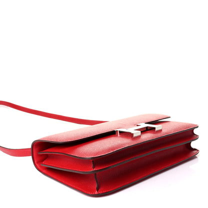Hermes Epsom Constance Elan 25 Rouge Casaque 3 of 6