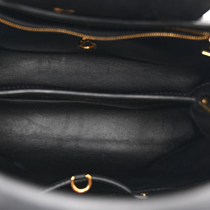 Louis Vuitton Taurillon Mechanical Flowers Smile Capucines PM Black 4 of 8