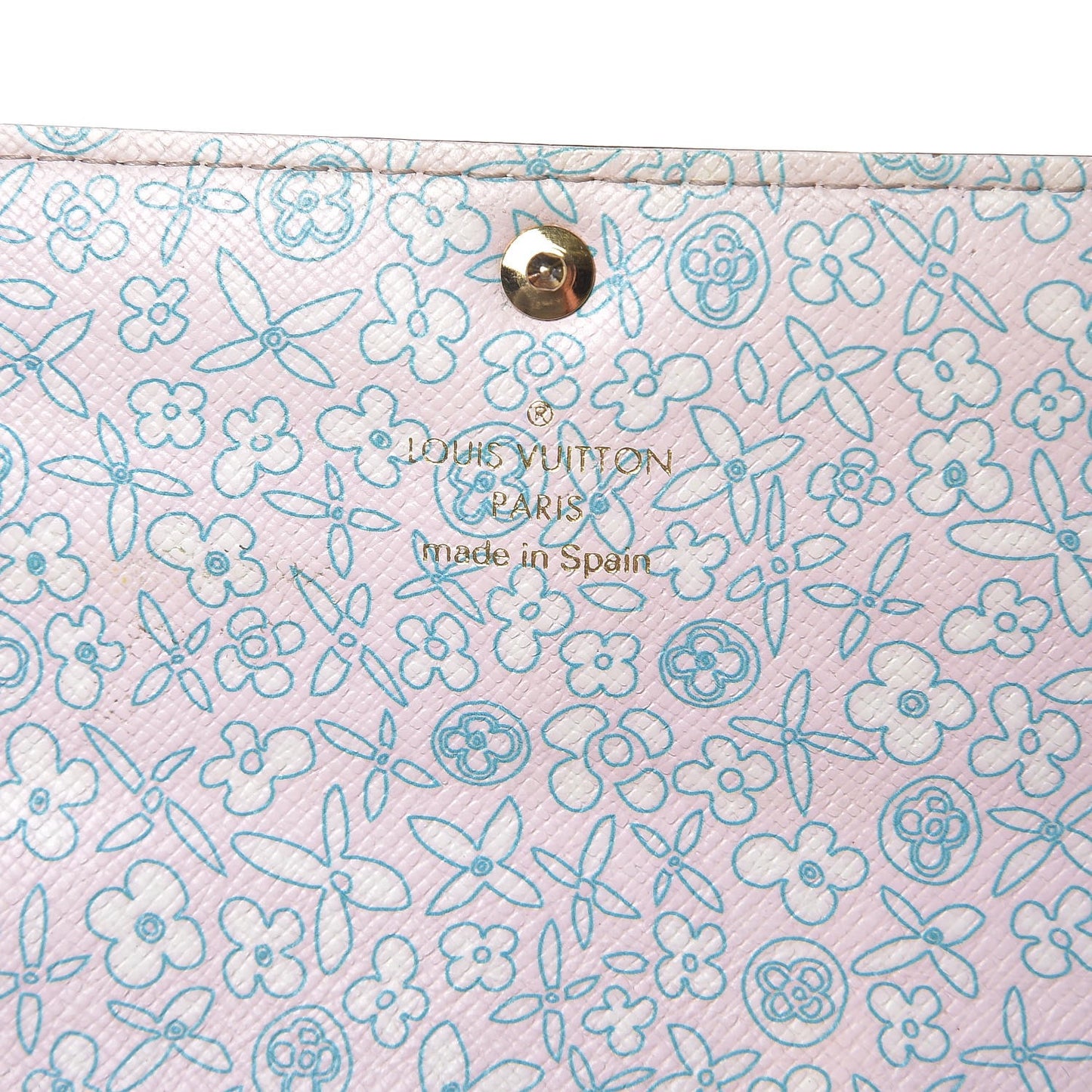 Monogram Fleuri Sarah Wallet Rose