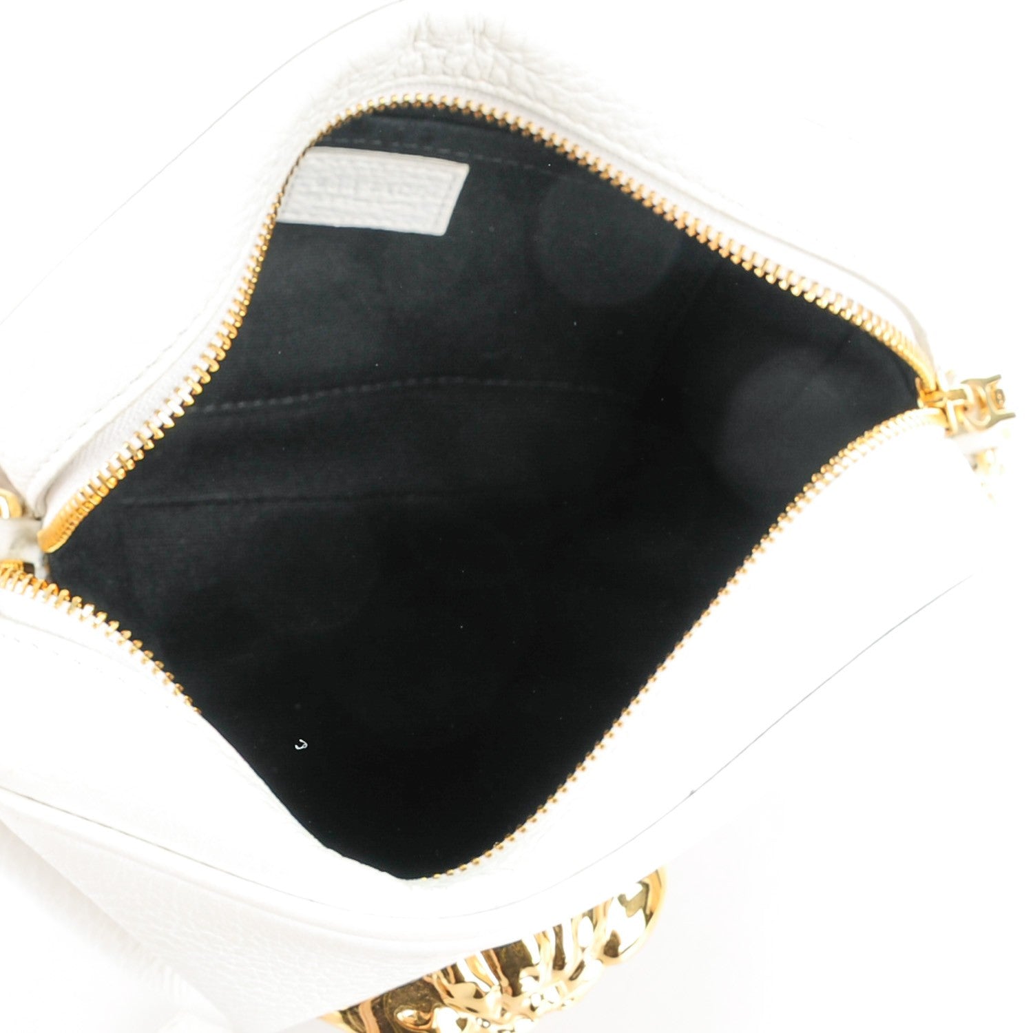 Versace Calfskin Palazzo Camera Bag White 5 of 7