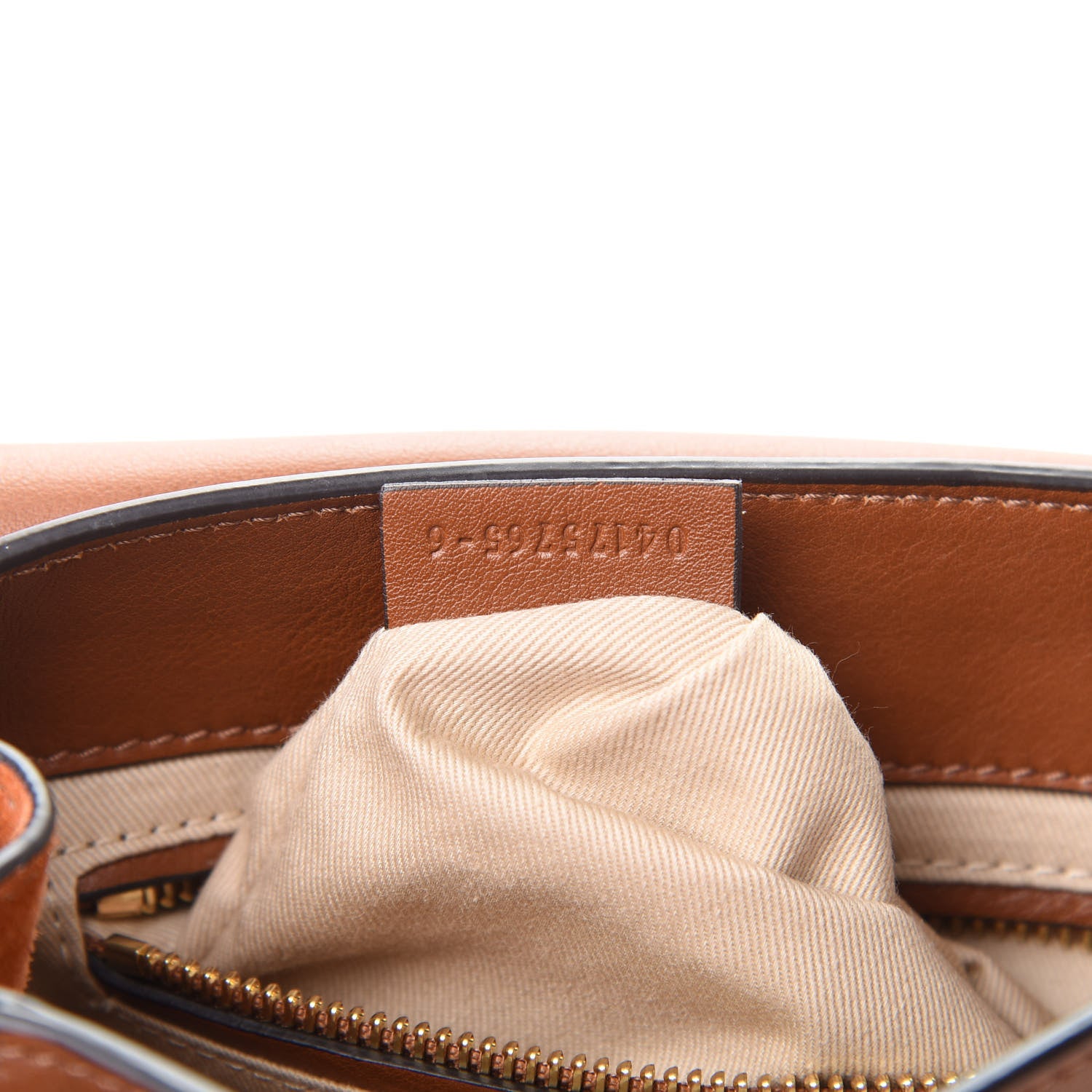 Chloe Suede Calfskin Small Faye Backpack Tan 6 of 10