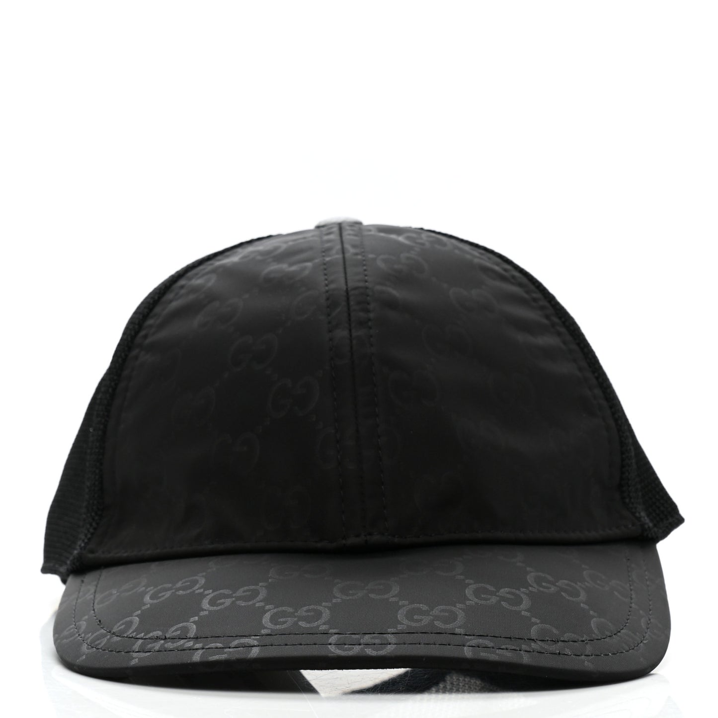 Nylon Monogram Baseball Hat S Black