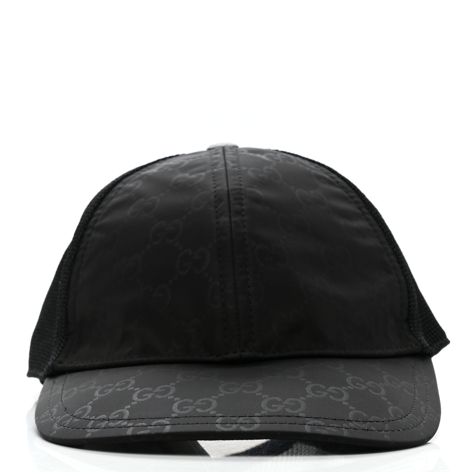 Gucci Nylon Monogram Baseball Hat S Black 3 of 13